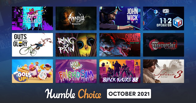 Humble Choice 2021 十月包，《Syberia 3》及11款遊戲可選擇