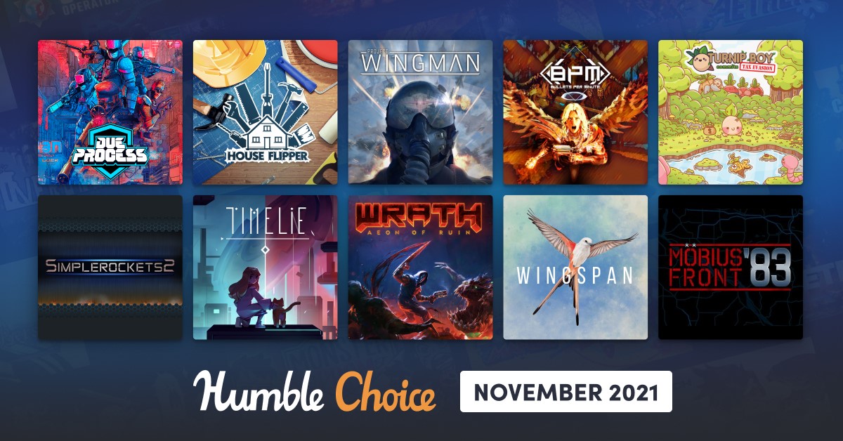 Humble Choice 2021 十一月包，《房產達人》及9款遊戲可選擇