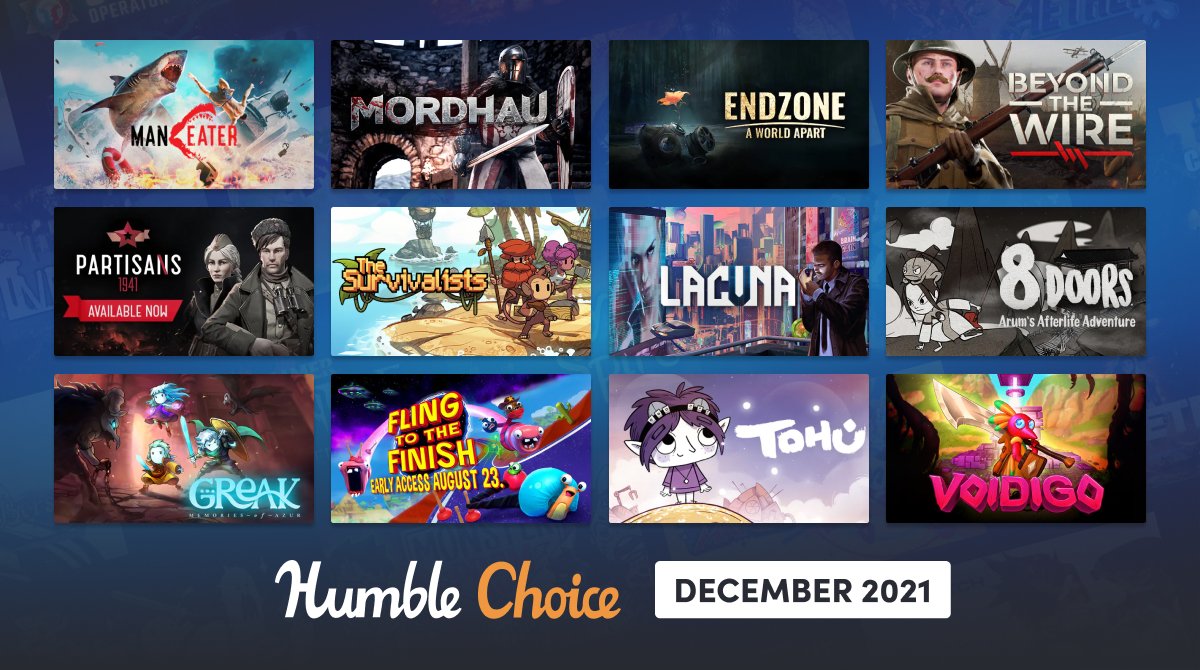 Humble Choice 2021 十二月包，《MORDHAU》及11款遊戲可選擇