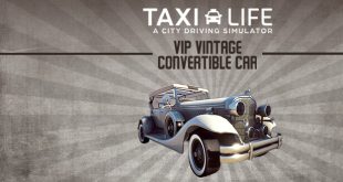 Steam 商店限時免費領取《Taxi Life》VIP Vintage Convertible Car DLC